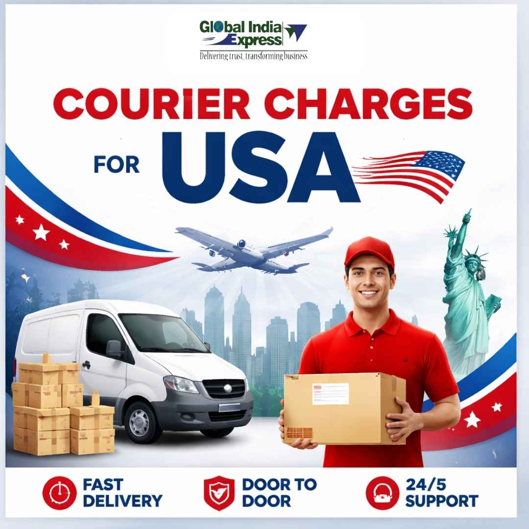 Courier Services From Delhi To USA