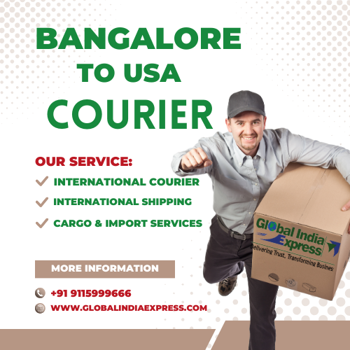 Courier Services From Bangalore To USA