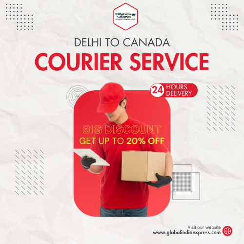 Delhi To Canada Courier Charges